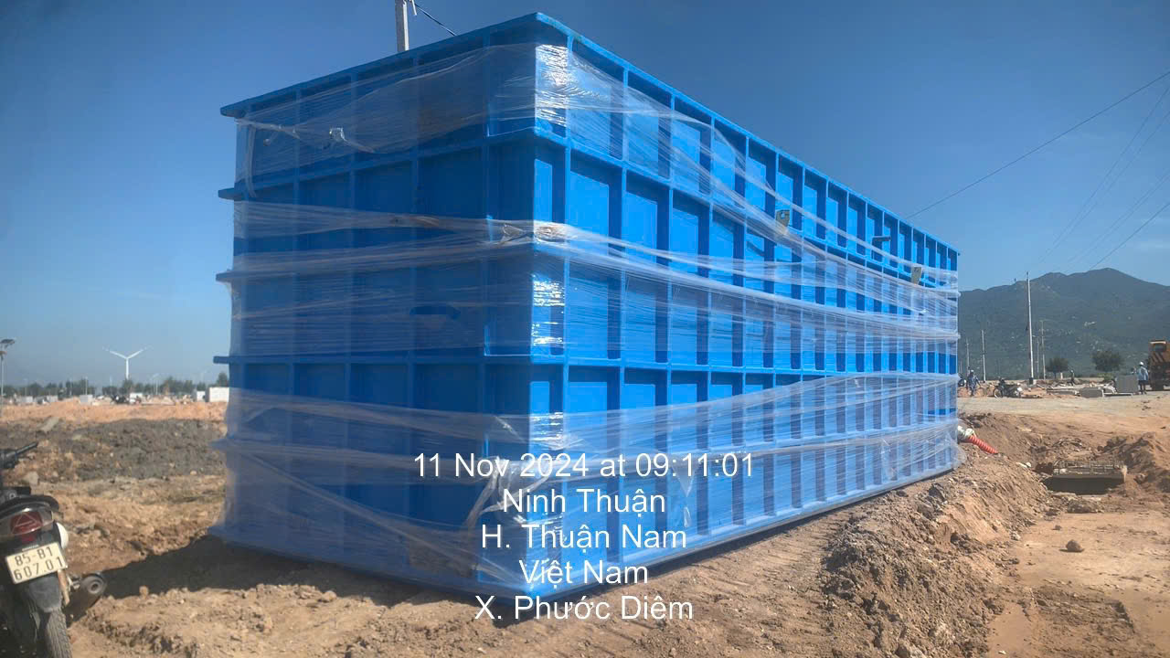 Bồn xử lý nước vuông