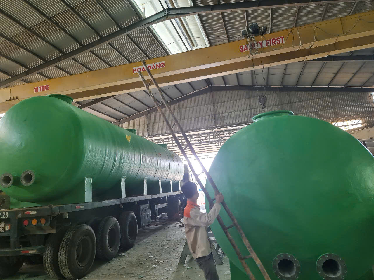 Bồn xử lý nước thải 50m3